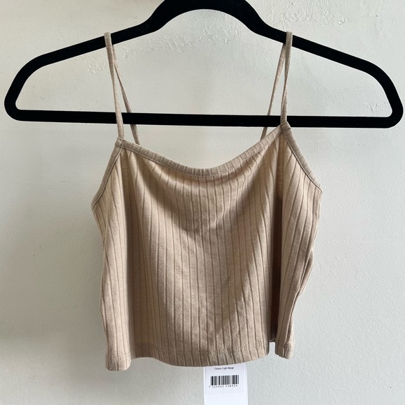 Rib Crop Tank Top - Picture 3 of 5